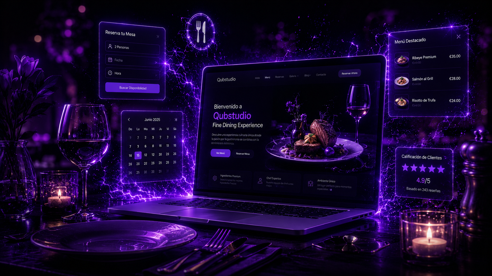 Diseño web restaurantes Santander